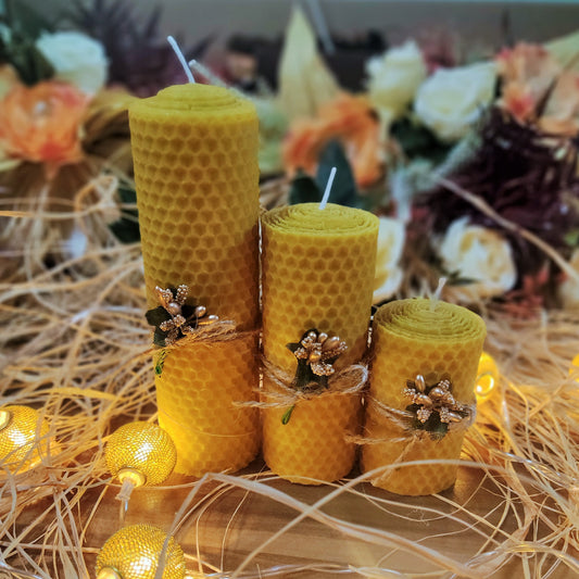 Gift Set Beeswax Candles