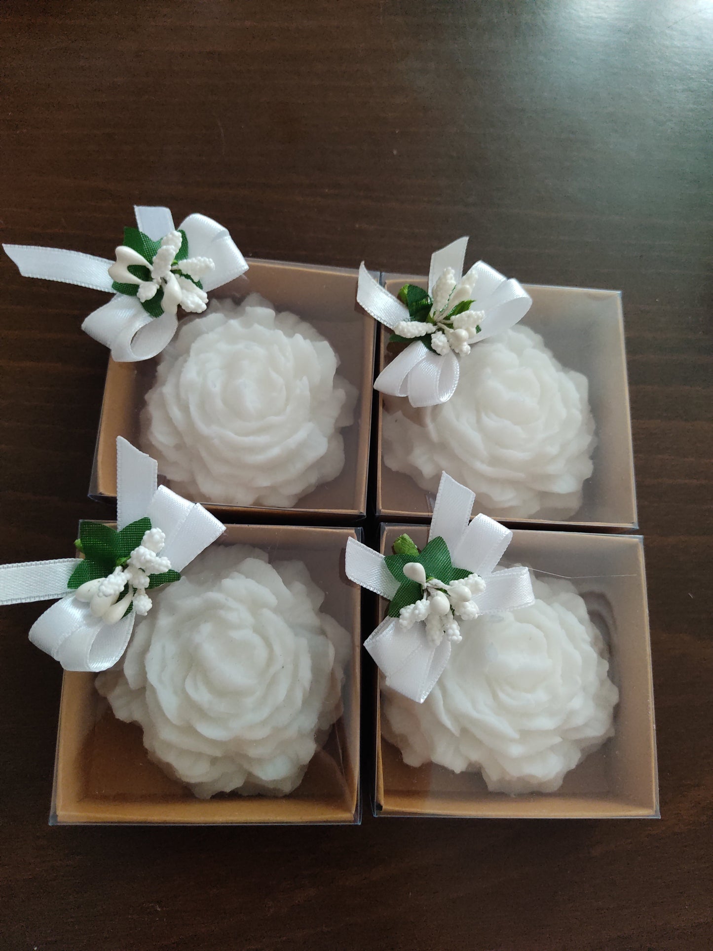 Flower Candle Favors, scented soy candle favors, unity day gift, Wedding favors for guests
