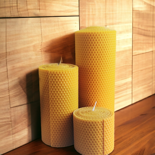 Giant Honeycomb Candles Sets, %100 Pure Honey wax candles