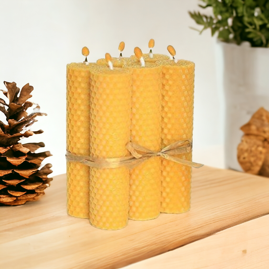 20 pcs 6" Honeycomb candles, %100 pure candles