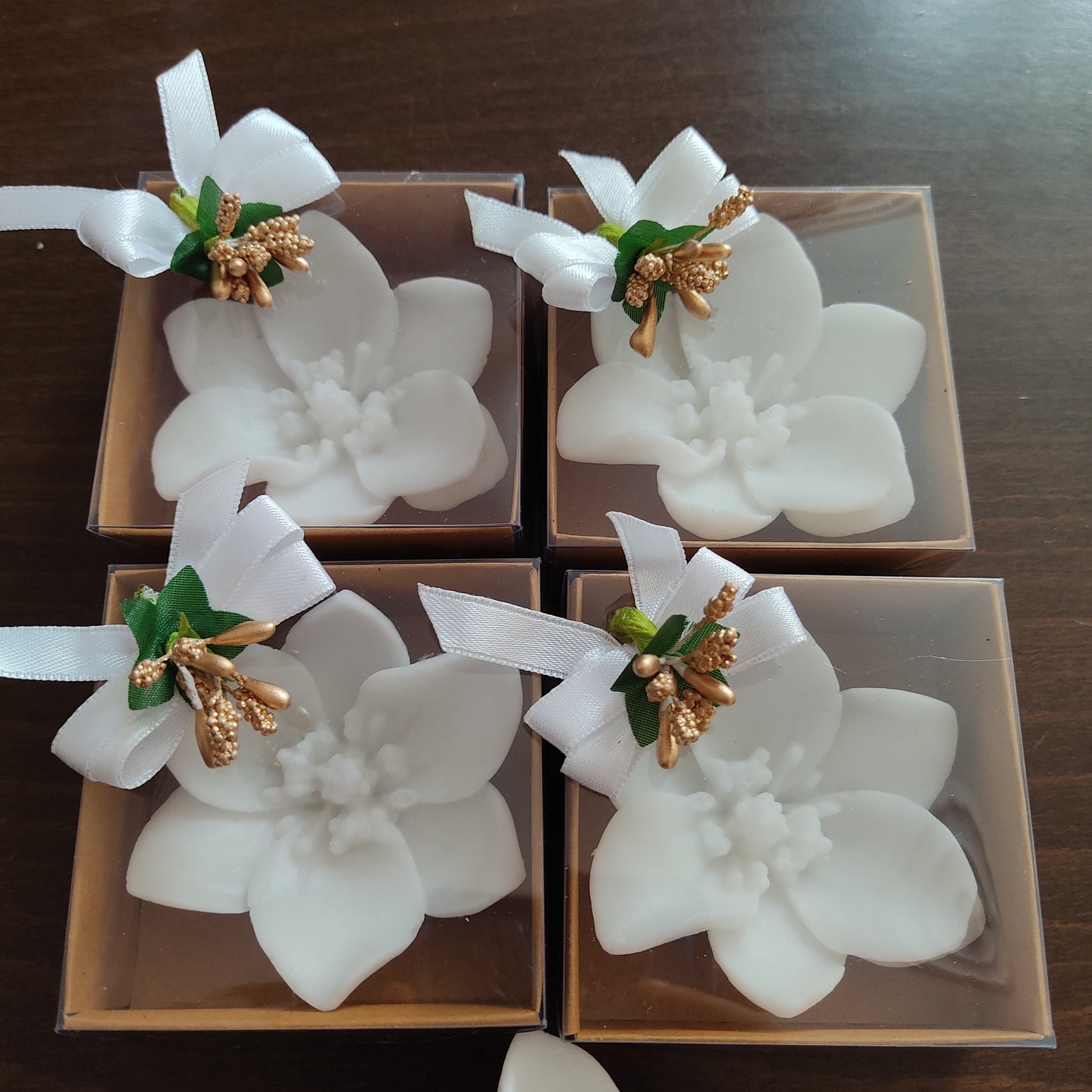 Blossom Candle Favors, Scented soy candles
