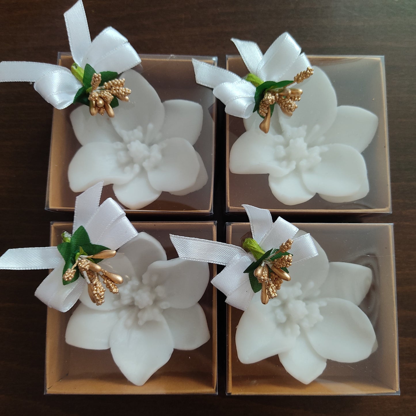 Blossom Candle Favors, Scented soy candles