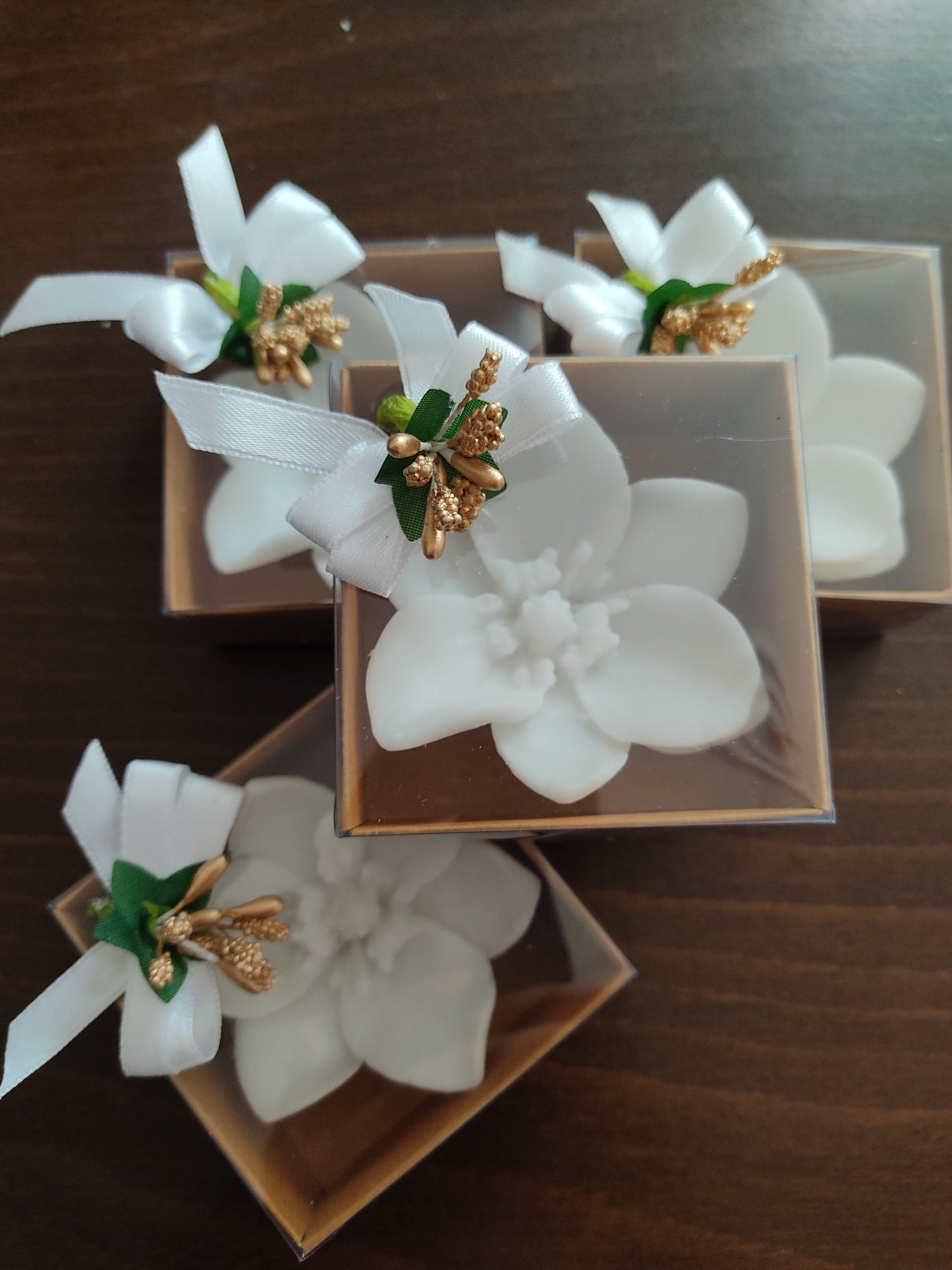 Blossom Candle Favors, Scented soy candles
