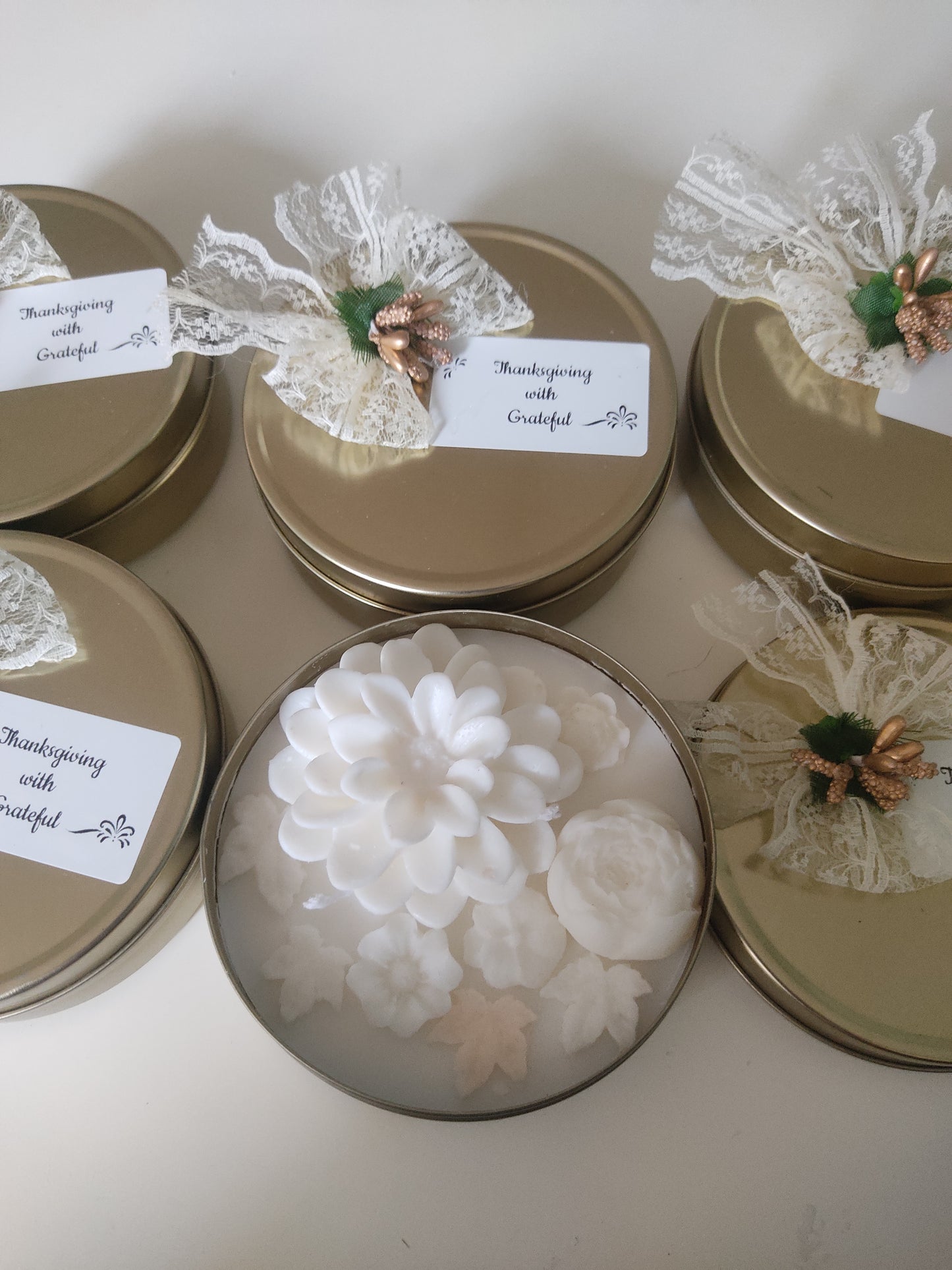 Scented Small Flower Garden Candle Box, Perfect Gift ideas