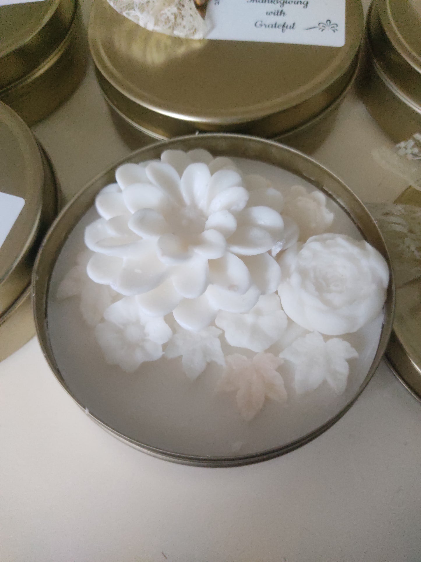 Scented Small Flower Garden Candle Box, Perfect Gift ideas