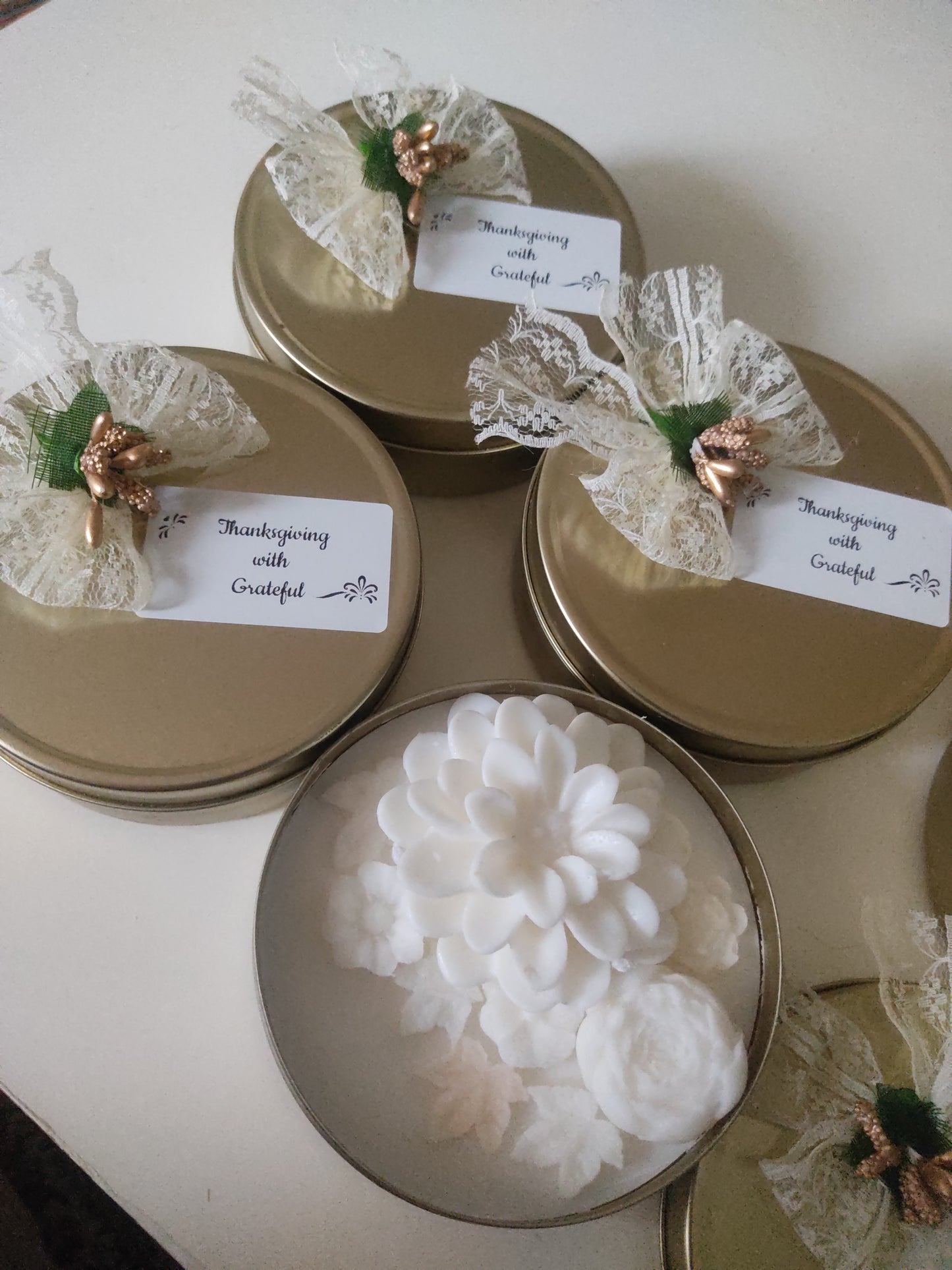 Scented Small Flower Garden Candle Box, Perfect Gift ideas