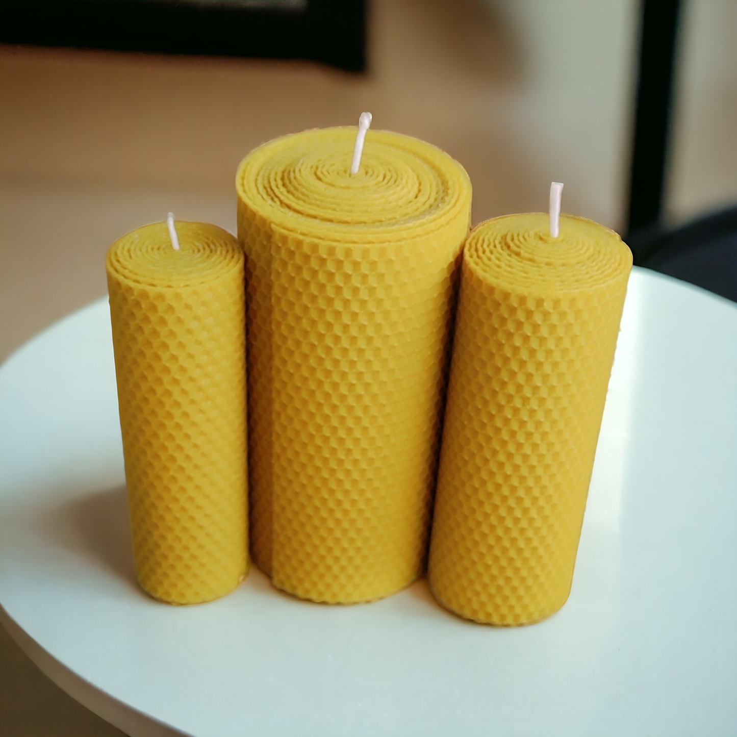 Big Decor Honeycomb Candle Set - Set of 3 - FREE Shipping !!!